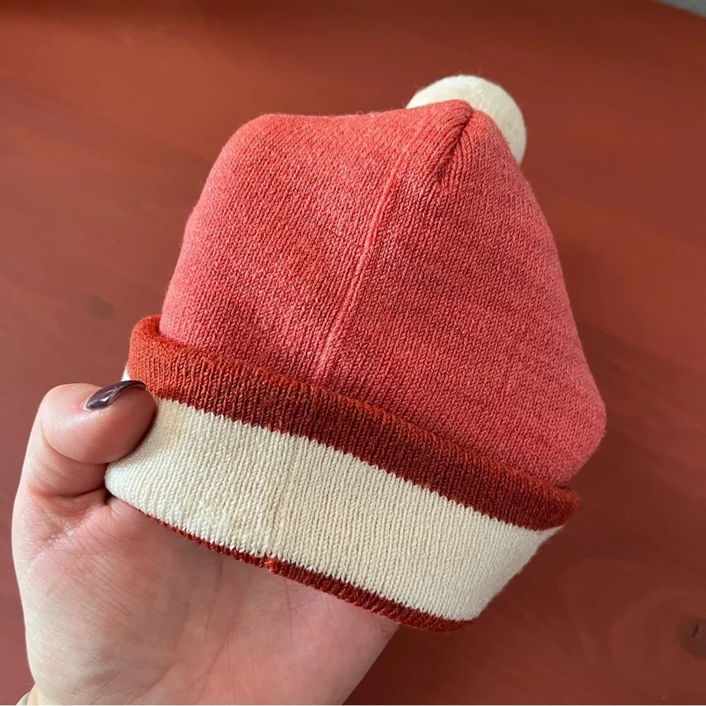 Smartwool Infant Baby Wool Blend Pom Beanie Winter Hat Coral Pink
